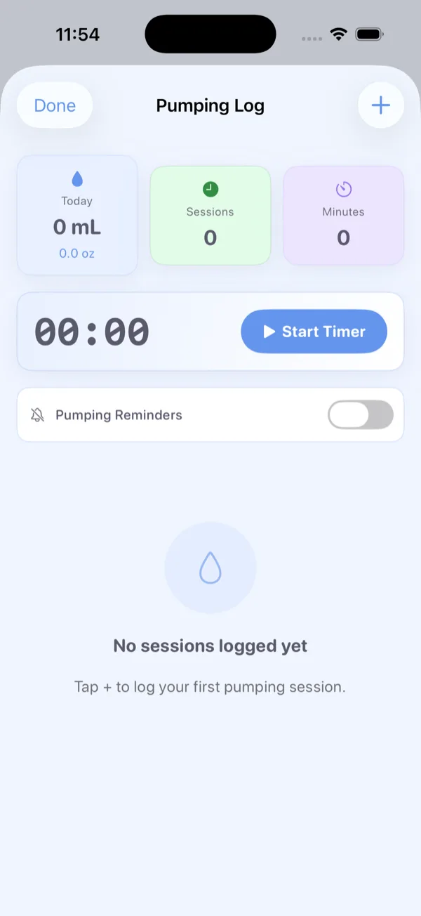 Pumping tracker